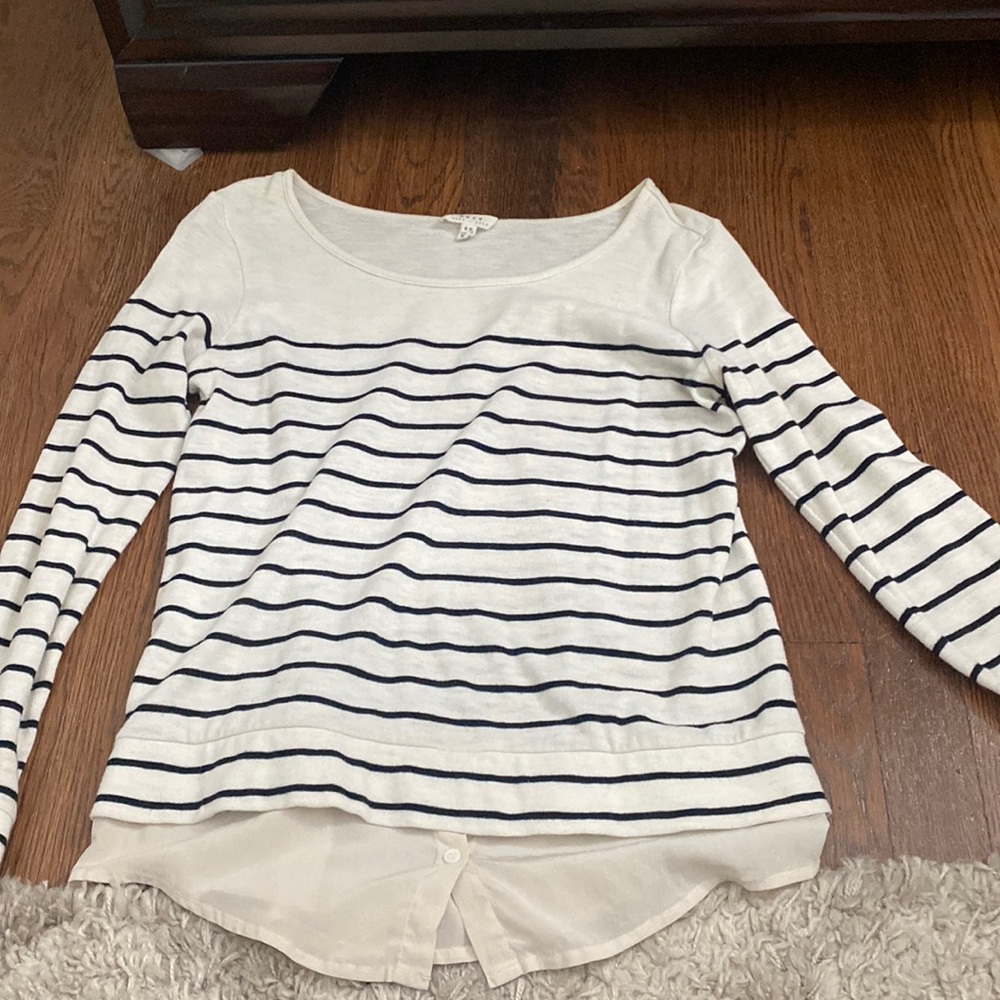 Soft Joie striped sweater